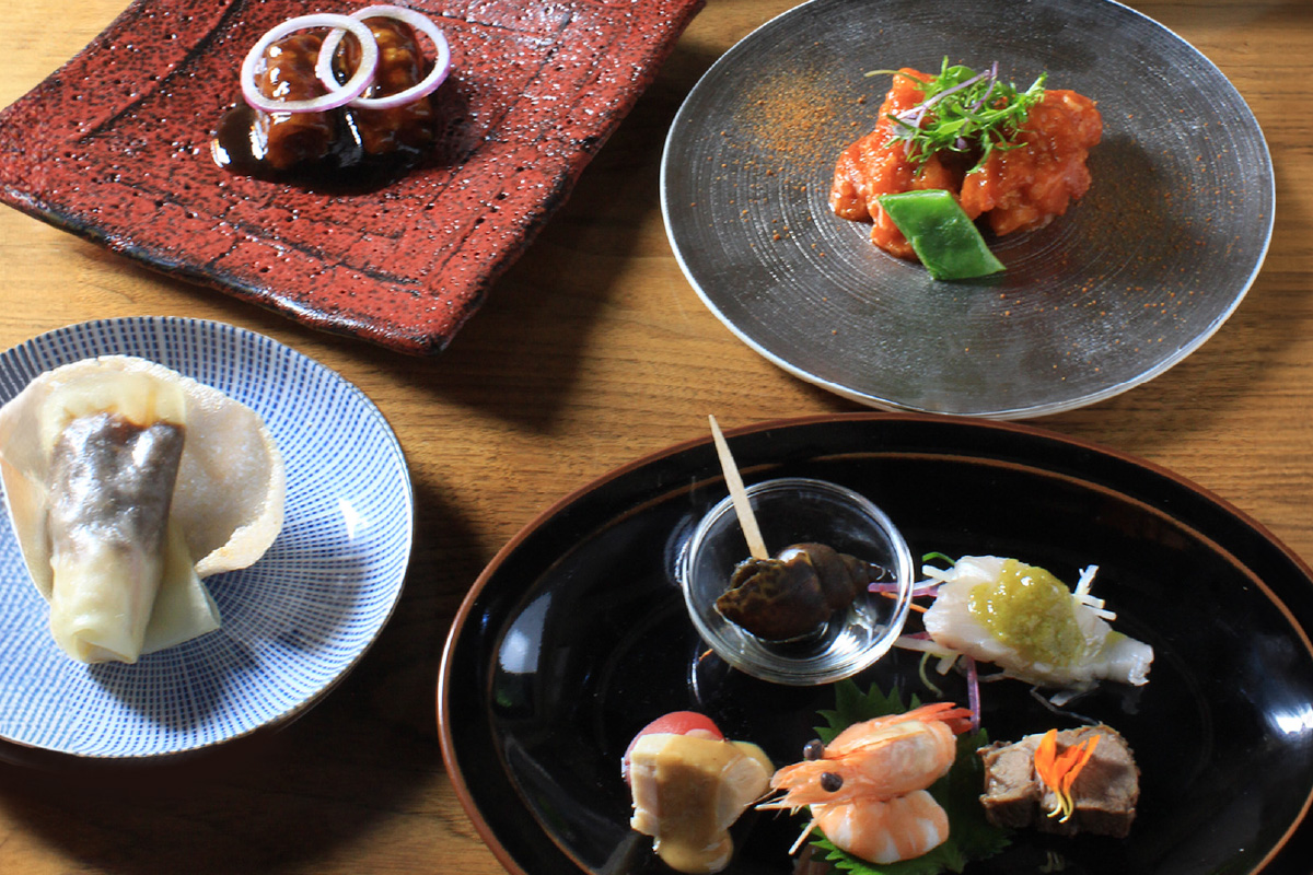 フカヒレ、北京ダック、糸島豚のフリーフローコース